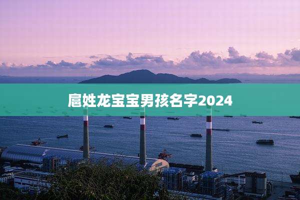 扈姓龙宝宝男孩名字2024