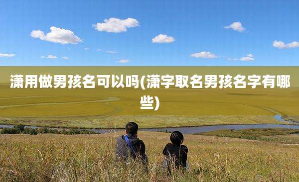 潇用做男孩名可以吗(潇字取名男孩名字有哪些)