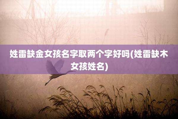 姓雷缺金女孩名字取两个字好吗(姓雷缺木女孩姓名)