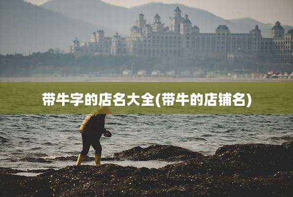 带牛字的店名大全(带牛的店铺名)
