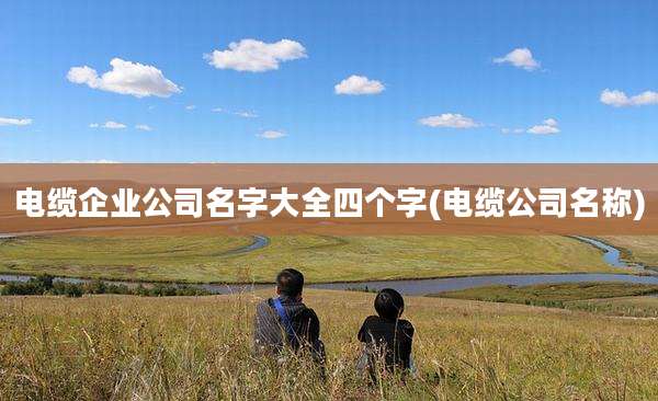 电缆企业公司名字大全四个字(电缆公司名称)