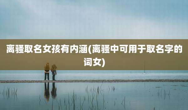 离骚取名女孩有内涵(离骚中可用于取名字的词女)