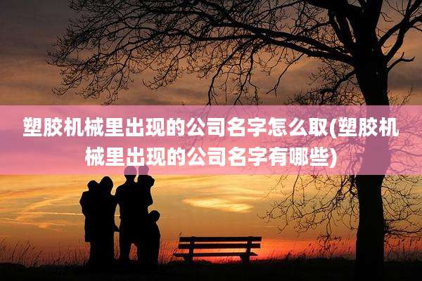 塑胶机械里出现的公司名字怎么取(塑胶机械里出现的公司名字有哪些)