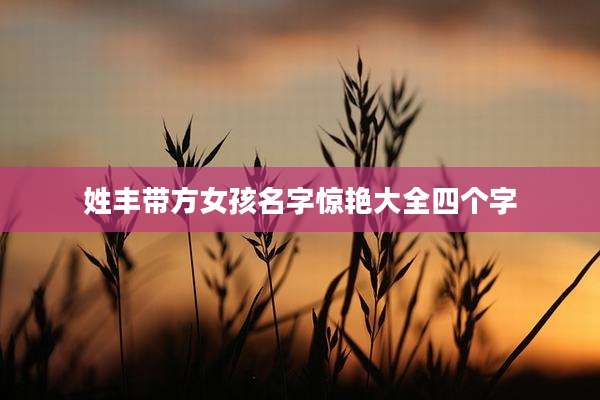 姓丰带方女孩名字惊艳大全四个字