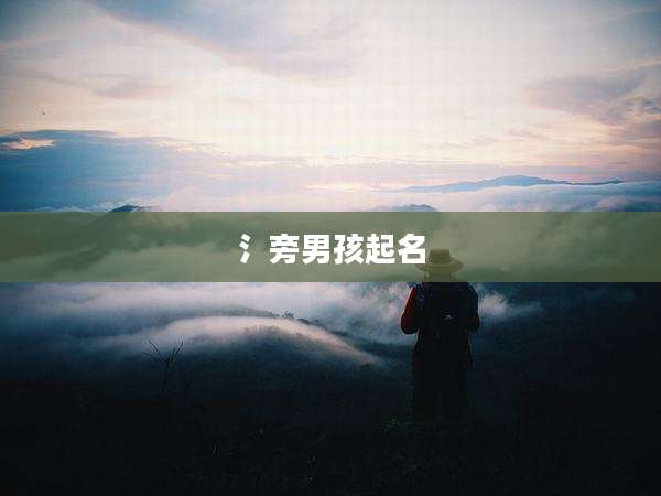 氵旁男孩起名