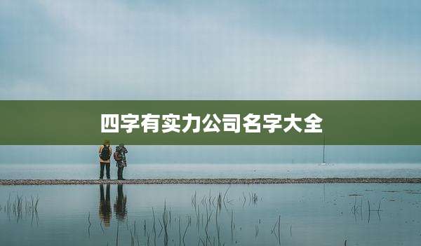 四字有实力公司名字大全