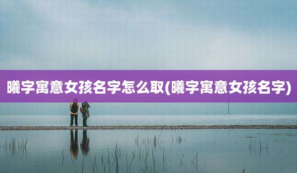 曦字寓意女孩名字怎么取(曦字寓意女孩名字)